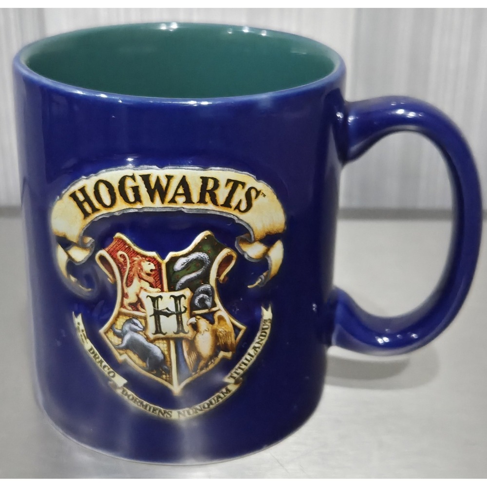 Harry Potter 3D Hogwarts Hallmark Vintage 2000‎ Coffee Cup/Mug